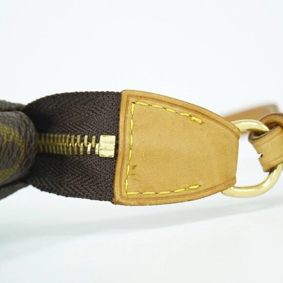 Louis Vuitton Pochette Accessoires M51980 Monogram Canvas Handbag Brown - Picture 6 of 10